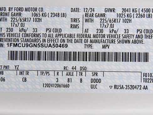 New 2025 Ford Escape Active w/ Cold Weather Package image 15