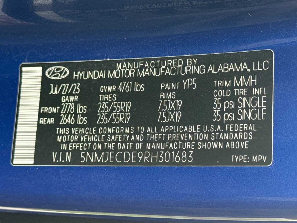 Used 2024 Hyundai Tucson Limited AWD/4WD image 36