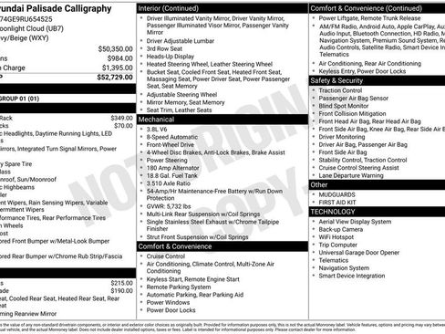 Used 2024 Hyundai Palisade Calligraphy image 61