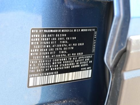 Used 2019 Volkswagen Tiguan S AWD/4WD image 30