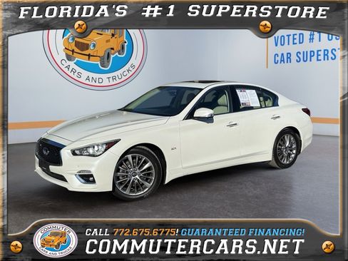 Used 2019 INFINITI Q50 Luxe w/ Essential Package (3.0T Luxe) image 1