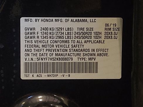 Used 2019 Honda Passport EX-L image 33