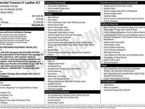 Used 2022 Chevrolet Traverse LT AWD/4WD image 2
