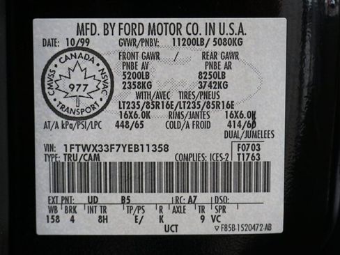 Used 2000 Ford F350 Lariat AWD/4WD image 33