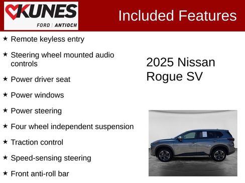 Used 2025 Nissan Rogue SV AWD/4WD image 4