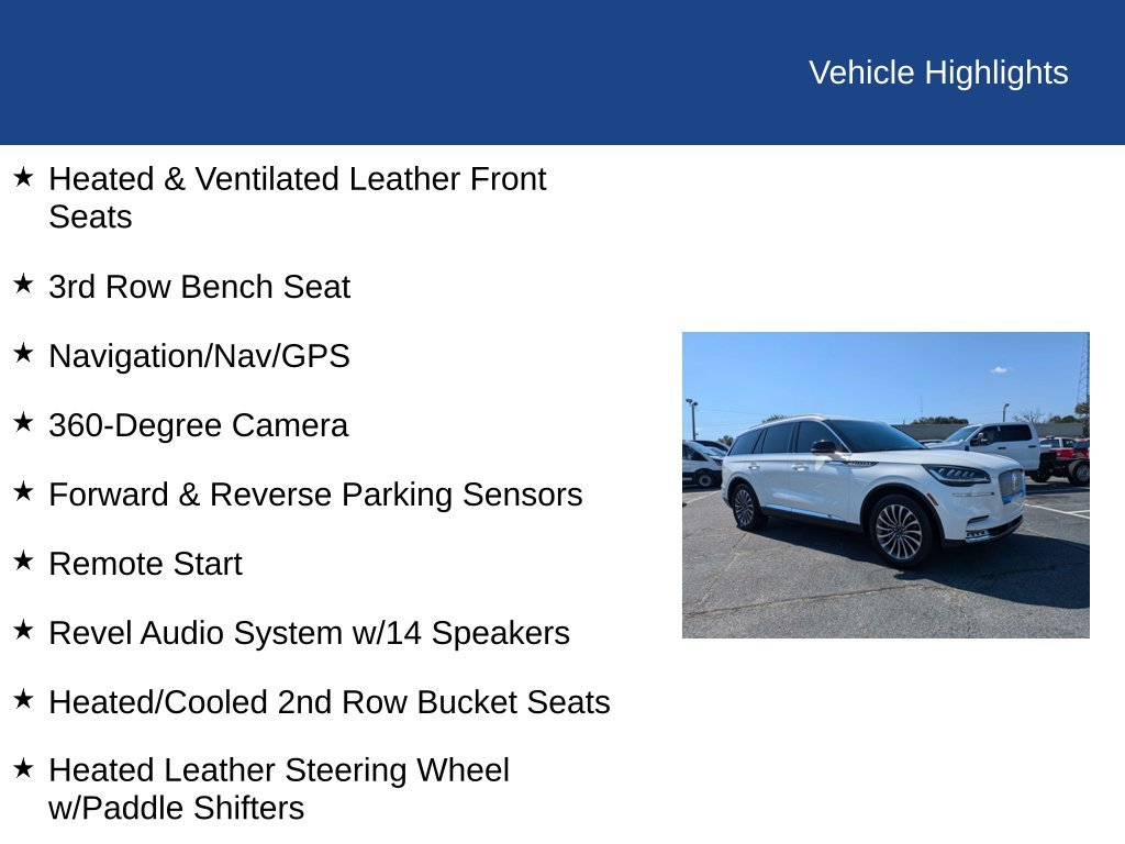 Used 2020 Lincoln Aviator Reserve w/ Elements Package Plus RWD image 33