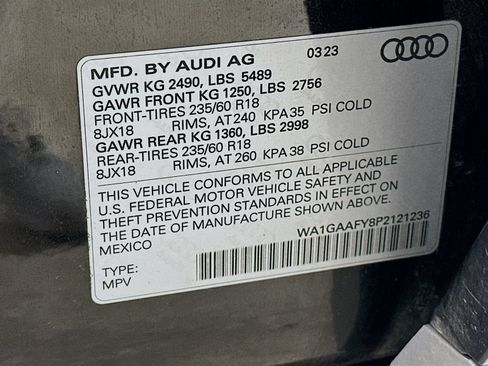 Used 2023 Audi Q5 2.0T Premium w/ Convenience Package AWD/4WD image 48
