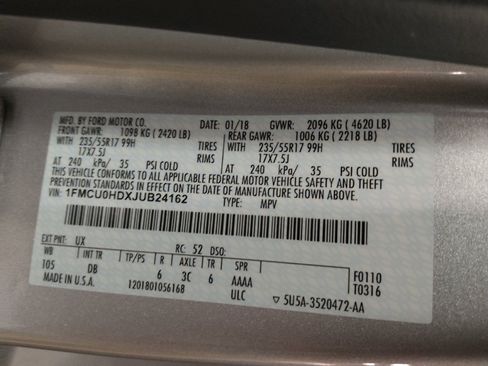 Used 2018 Ford Escape SEL image 33