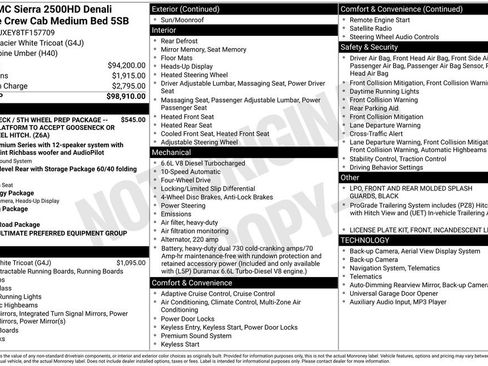 New 2026 GMC Sierra 2500 Denali Ultimate AWD/4WD image 48