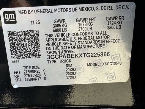 New 2026 Chevrolet Silverado 1500 Custom w/ Turbomax Blackout Package image 26