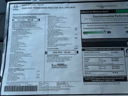 New 2024 RAM 2500 Tradesman w/ Chrome Appearance Group image 23