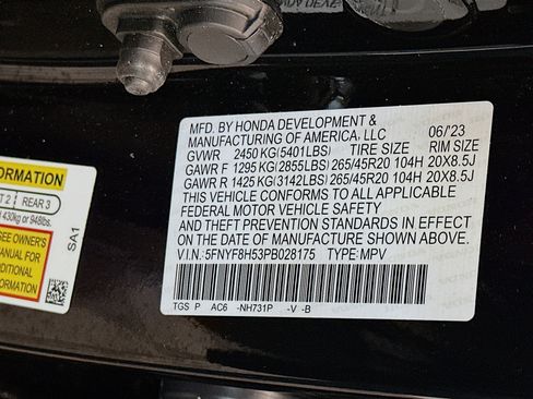 Used 2023 Honda Passport EX-L image 12