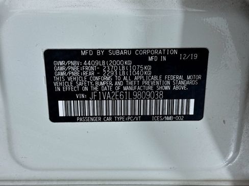 Used 2020 Subaru WRX STI w/ Popular Package #1 AWD/4WD image 37