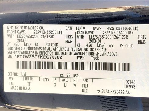 Used 2019 Ford F250 Limited image 34