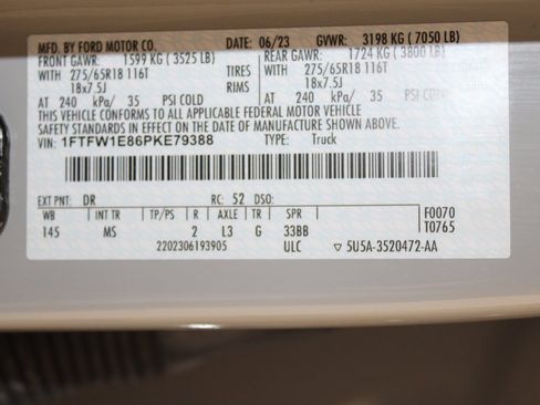 Certified 2023 Ford F150 XLT w/ Equipment Group 302A High image 22