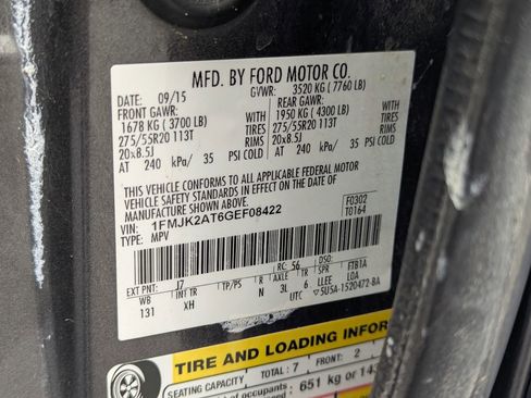 Used 2016 Ford Expedition EL Limited image 40