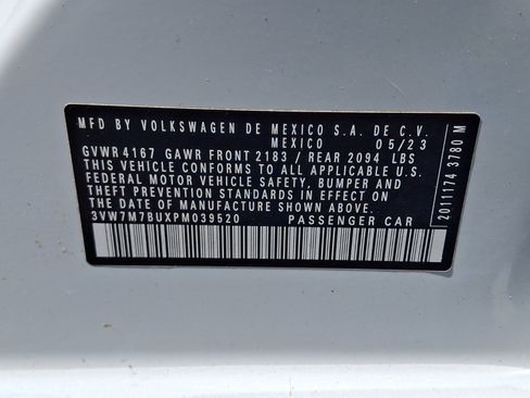 Certified 2023 Volkswagen Jetta SE w/ Panoramic Sunroof Package FWD image 30