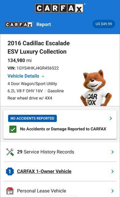 Used 2016 Cadillac Escalade ESV Luxury AWD/4WD image 6
