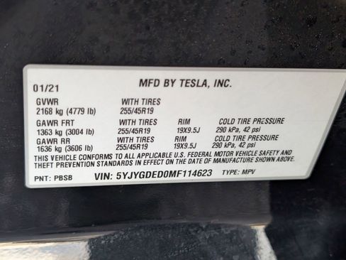 Used 2021 Tesla Model Y 2WD image 19