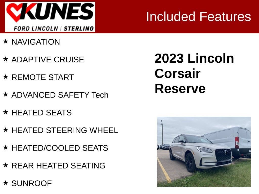 Used 2023 Lincoln Corsair Reserve w/ Equipment Group 202A AWD/4WD image 2