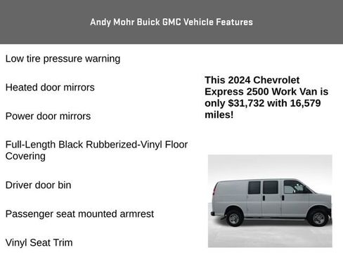 Used 2024 Chevrolet Express 2500 w/ Driver Convenience Package image 8