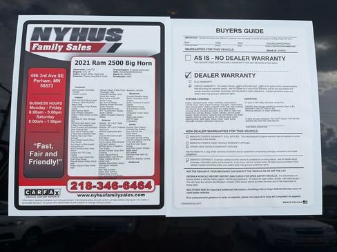 Used 2021 RAM 2500 Big Horn w/ Level 1 Equipment Group AWD/4WD image 50