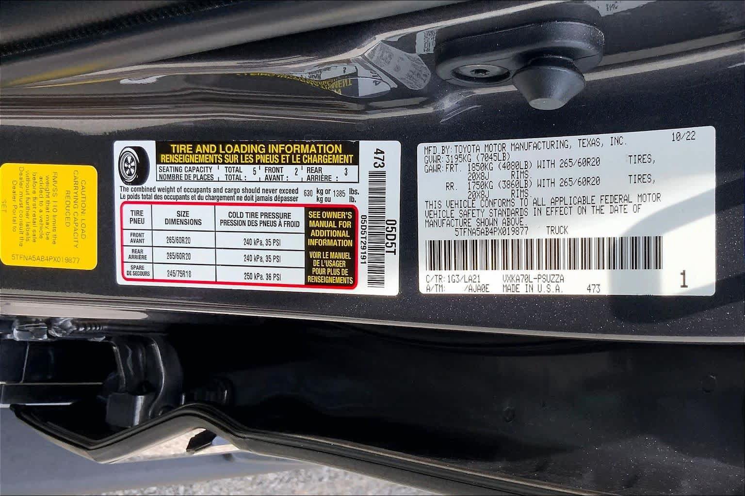 Used 2023 Toyota Tundra Platinum RWD image 31