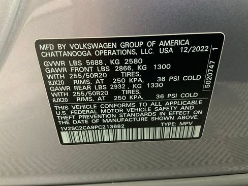 Used 2023 Volkswagen Atlas Cross Sport SEL R-Line AWD/4WD image 42
