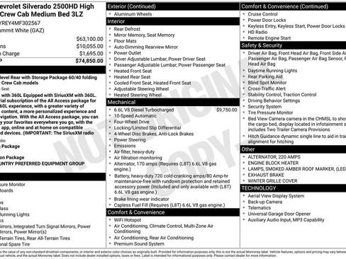 Used 2021 Chevrolet Silverado 2500 High Country AWD/4WD image 2