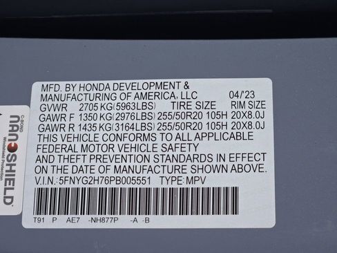 Certified 2023 Honda Pilot Touring image 32