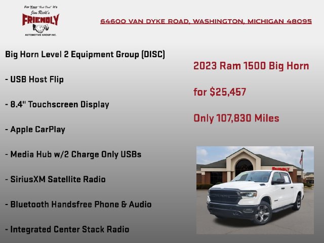 Used 2023 RAM 1500 Big Horn AWD/4WD image 25