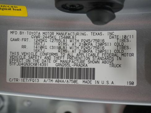 Used 2012 Toyota Tacoma PreRunner w/ SR5 Pkg RWD image 26