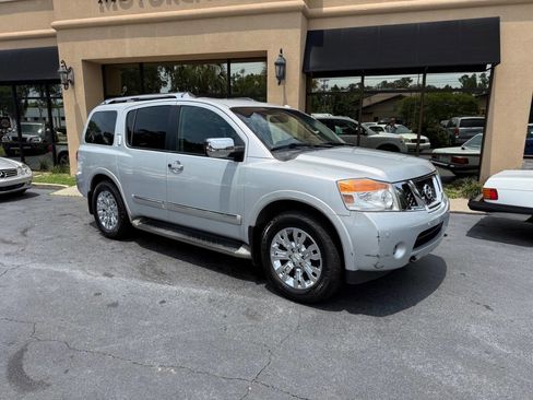 Used 2015 Nissan Armada Platinum w/ 2nd Row Captain Seat Package RWD image 2
