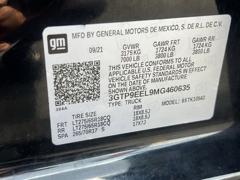 Used 2021 GMC Sierra 1500 AT4 AWD/4WD image 27