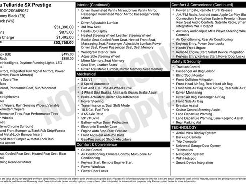 New 2025 Kia Telluride SX Prestige AWD/4WD image 28