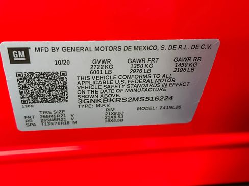 Used 2021 Chevrolet Blazer RS w/ Enhanced Convenience Package AWD/4WD image 30