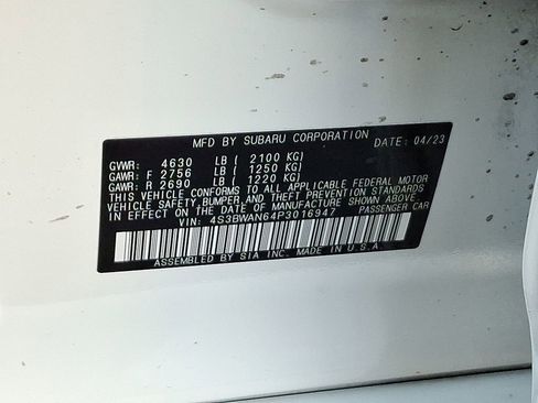 Used 2023 Subaru Legacy Limited image 27