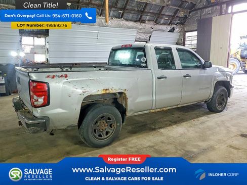Used 2015 Chevrolet Silverado 1500 W/T w/ Chrome Bumper Package AWD/4WD image 4