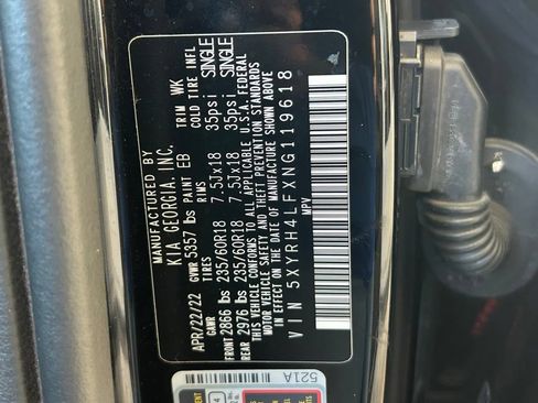 Used 2022 Kia Sorento EX FWD image 40