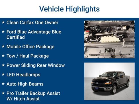 Certified 2024 Ford F150 XLT w/ Equipment Group 303A High AWD/4WD image 3
