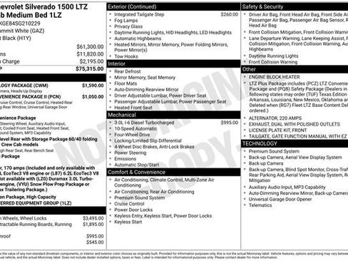Used 2025 Chevrolet Silverado 1500 LTZ w/ Technology Package AWD/4WD image 31