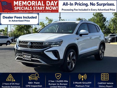 Used 2024 Volkswagen Taos SE w/ Panoramic Sunroof Package AWD/4WD image 6