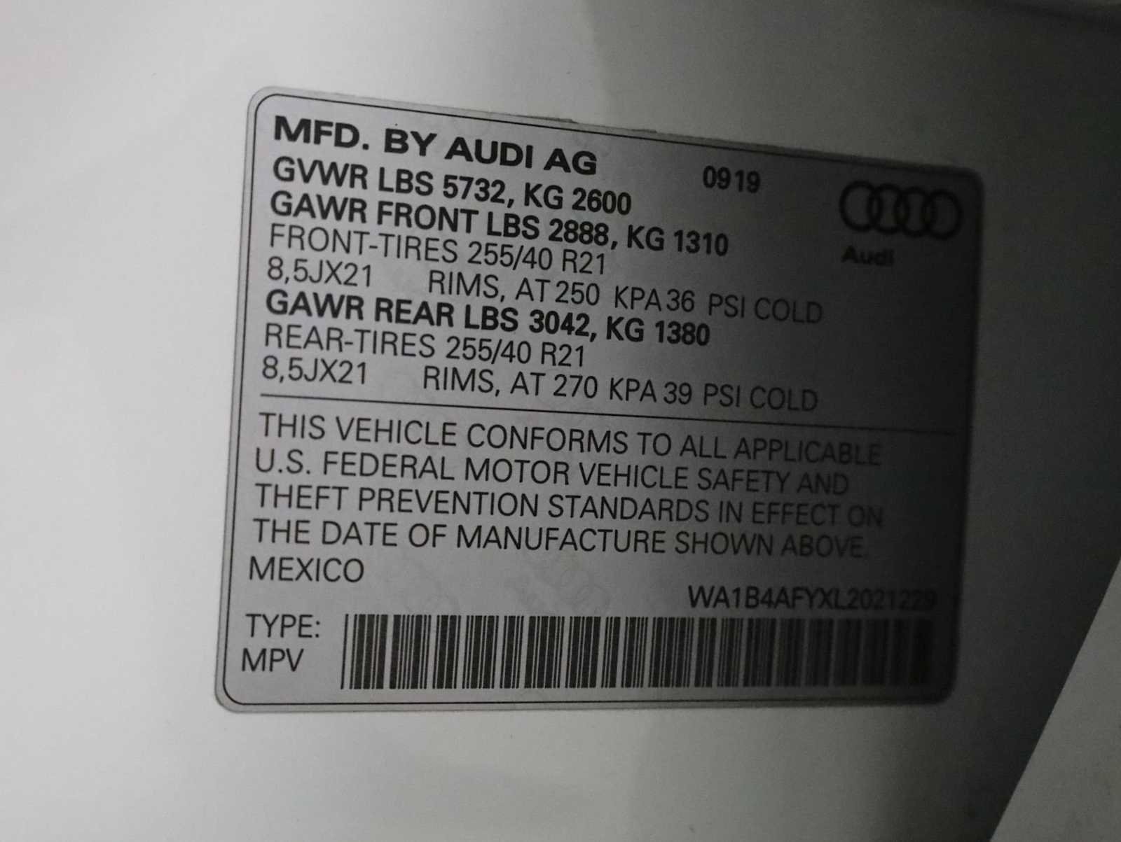 Used 2020 Audi SQ5 Premium Plus w/ Premium Plus Package AWD/4WD image 42