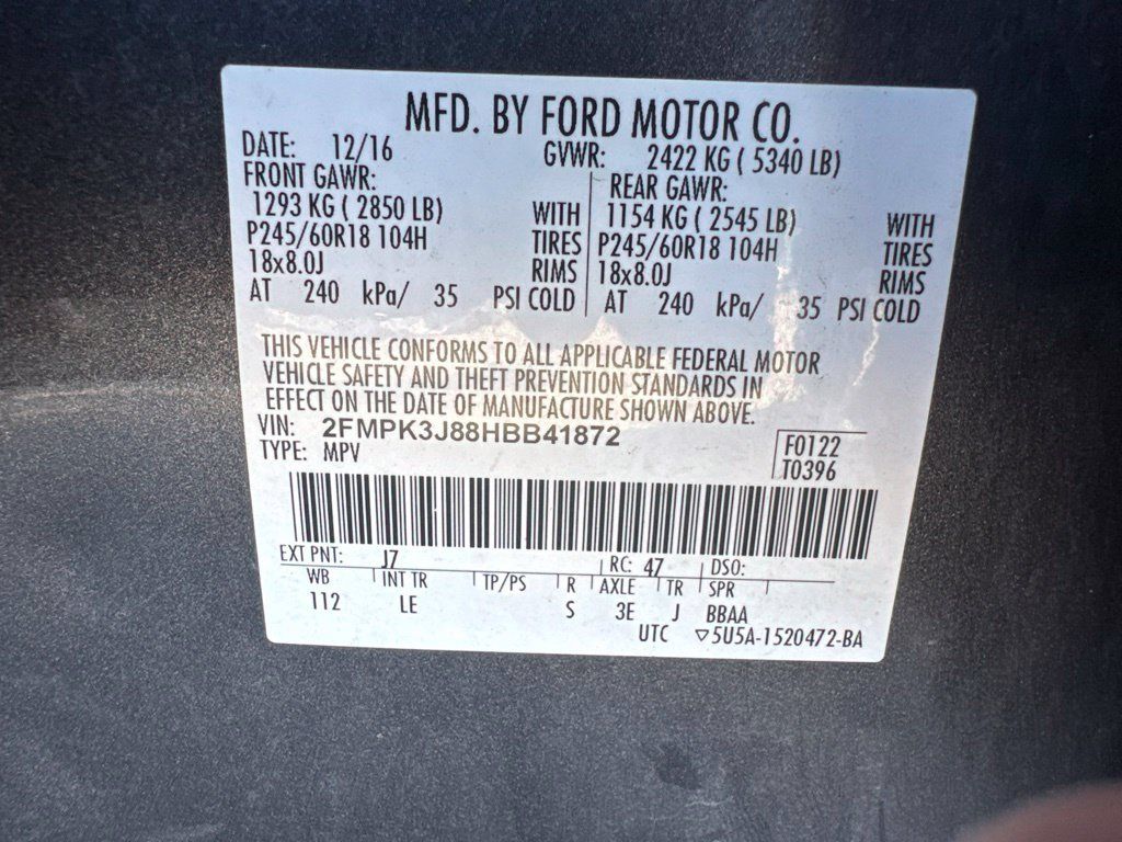 Used 2017 Ford Edge SEL w/ Equipment Group 201A FWD image 19
