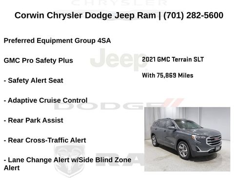 Used 2021 GMC Terrain SLT w/ Infotainment Package II AWD/4WD image 6