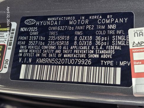 Certified 2026 Hyundai Palisade SEL FWD image 31