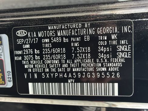 Used 2018 Kia Sorento EX FWD image 38