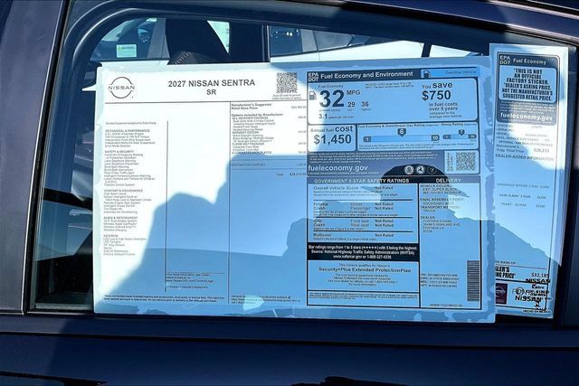 New 2027 Nissan Sentra SR w/ SR All Weather Package FWD image 13