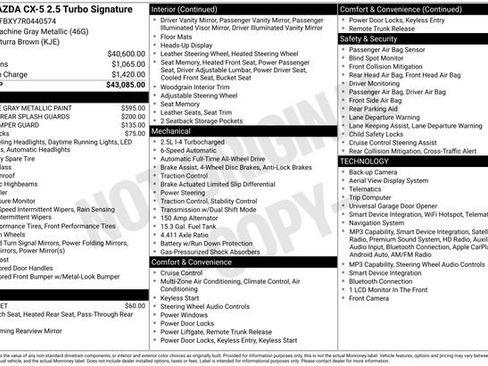 Used 2024 MAZDA CX-5 Signature AWD/4WD image 1
