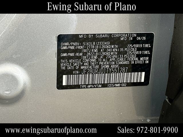 Used 2026 Subaru Outback Touring XT AWD/4WD image 34
